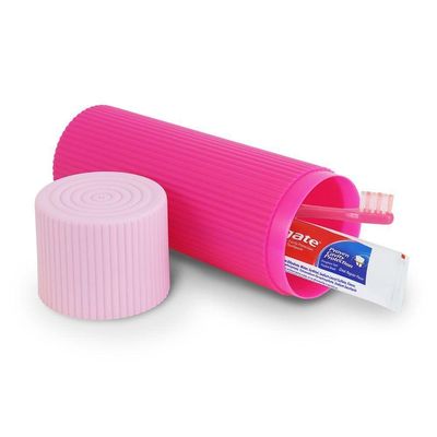 Conjunto Pote Organizador E Porta Acessórios Multiuso Rosa