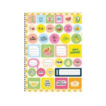Caderno Espiral Capa Dura 1 Matéria - 80 Folhas - Fru Fru - São Domingos