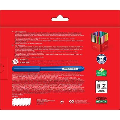 Canetinha Vai E Vem 36 Cores Faber-castell