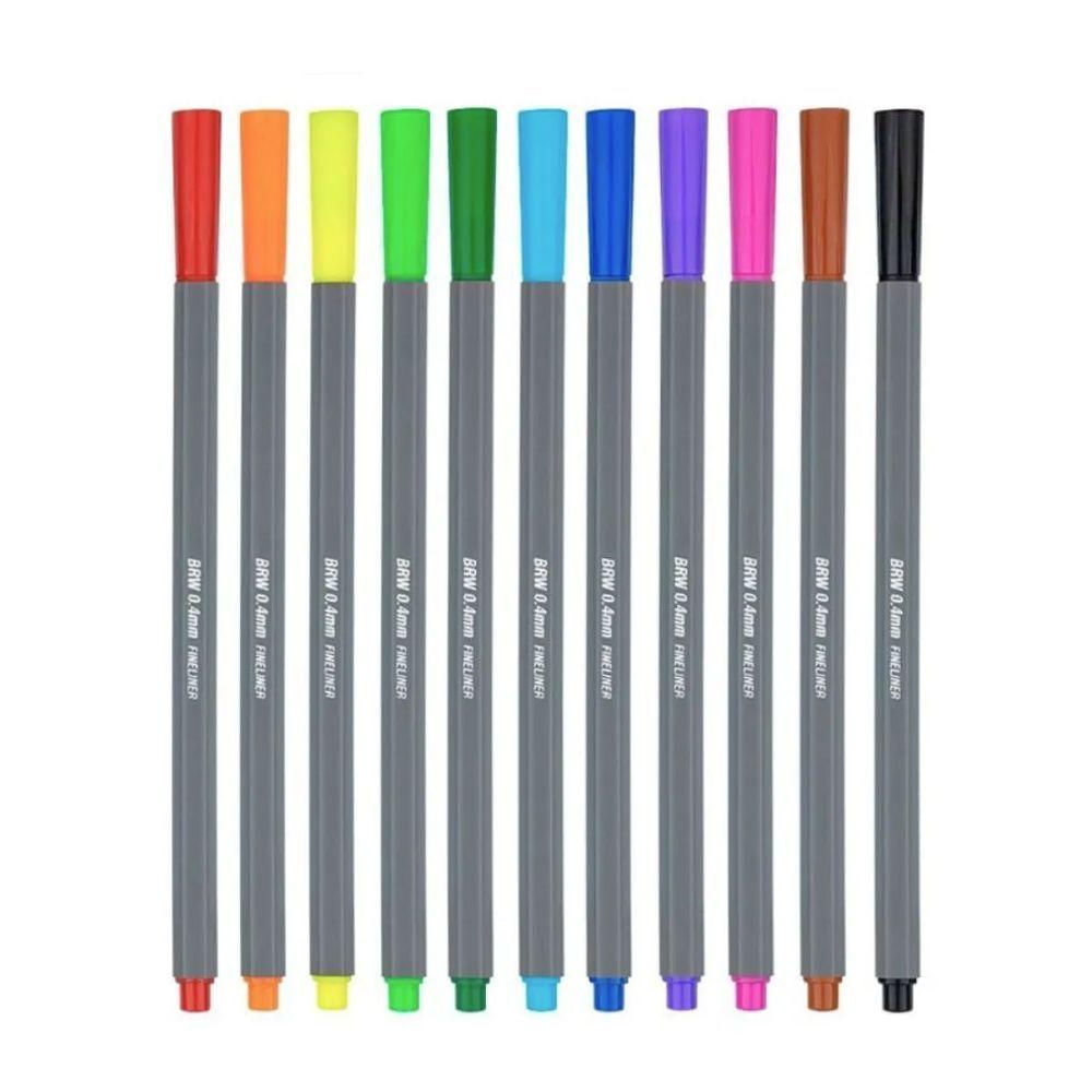 Caneta Hidrográfica Fineliner Ponta Fina 0.4mm Brw Rosa