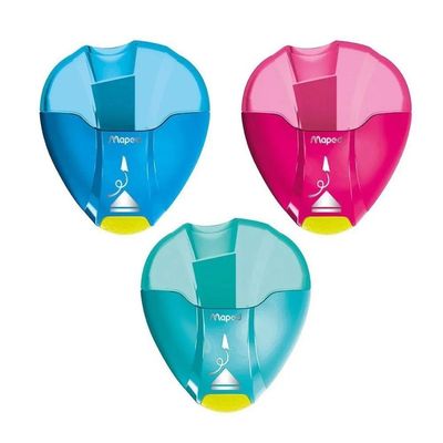 Apontador Com Depósito I-gloo Eject Maped Rosa