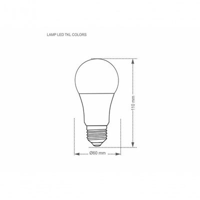 Lâmpada Led Tkl 5w Anti-inseto Amarela E27 Taschibra