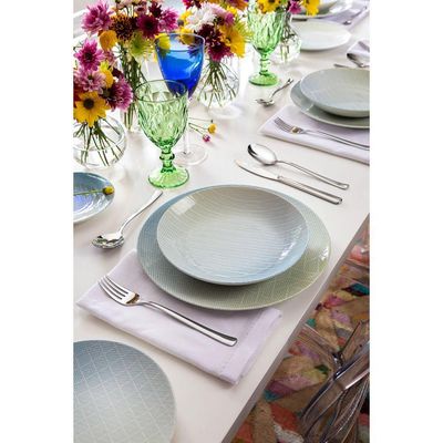 Prato Sobremesa Tramontina Polaris Em Porcelana Decorada 21 Cm