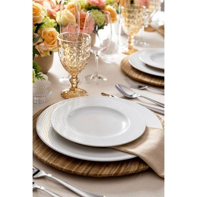 Prato Sobremesa Tramontina Mesh Em Porcelana Decorada 21 Cm