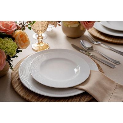 Prato Sobremesa Tramontina Mesh Em Porcelana Decorada 21 Cm