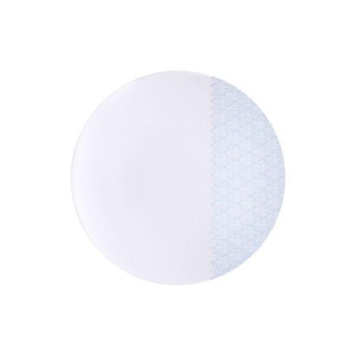 Prato Sobremesa Tramontina Aquarius Em Porcelana Decorada 21 Cm