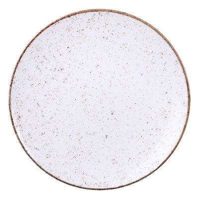 Prato Raso Tramontina Rustico Marrom Maxforce Em Porcelana 30 Cm