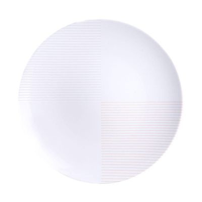 Prato Raso Tramontina Grid Em Porcelana Decorada 28 Cm