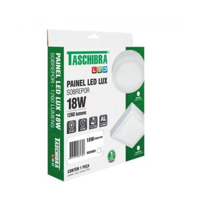 Painel Led 18w Redondo Sobrepor - Taschibra 4000k (neutra)