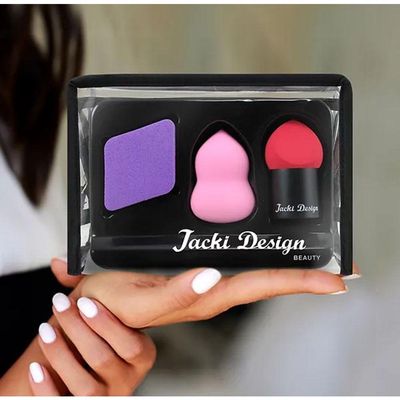 Kit Com 3 Esponjas Jacki Design Vermelho
