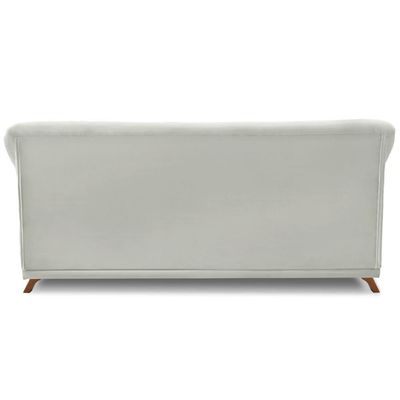 Sofa 2 Lugares Retro Polo 160cm Com Almofada Veludo 2223 Ezz 2223