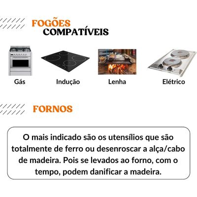 Frigideira Breakfast Café da Manhã Ovo e Bacon 3 Divisórias de Ferro Fundido…