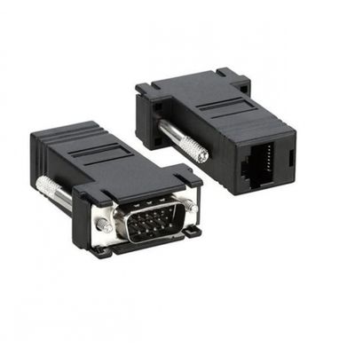 Adaptador Extensor Vga Via Cabo Rede Rj45 - Par