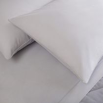 Jogo Cama Solteiro Buddemeyer 180 Fios Basic Percalle Cinza 020