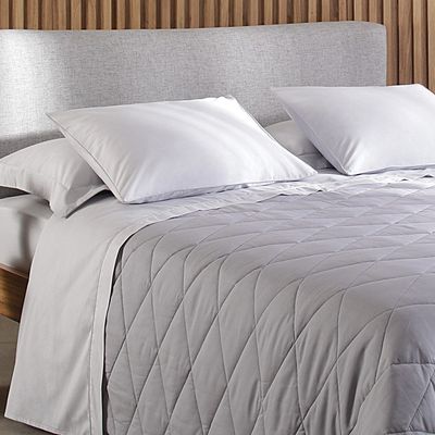 Jogo Cama King Buddemeyer 180 Fios Basic Percalle Cinza 020