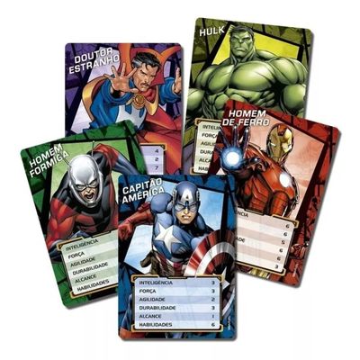 Jogo De Cartas Rank Marvel Universe - Elka 1216