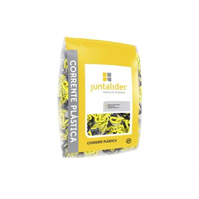 Corrente Elo Curto Pvc Pto/Amar 08Mm 3,90M