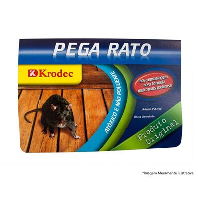 Ratoeira Adesivo Pega Rato 34Cmx25Cm Blister