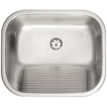 Tanque de Encaixe Tramontina Hera em Aço Inox Acetinado 50x40 cm