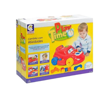 Play Time Carro com Atividades 1951 - Cotiplás
