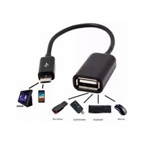 Cabo Usb Femea Para V8 Otg