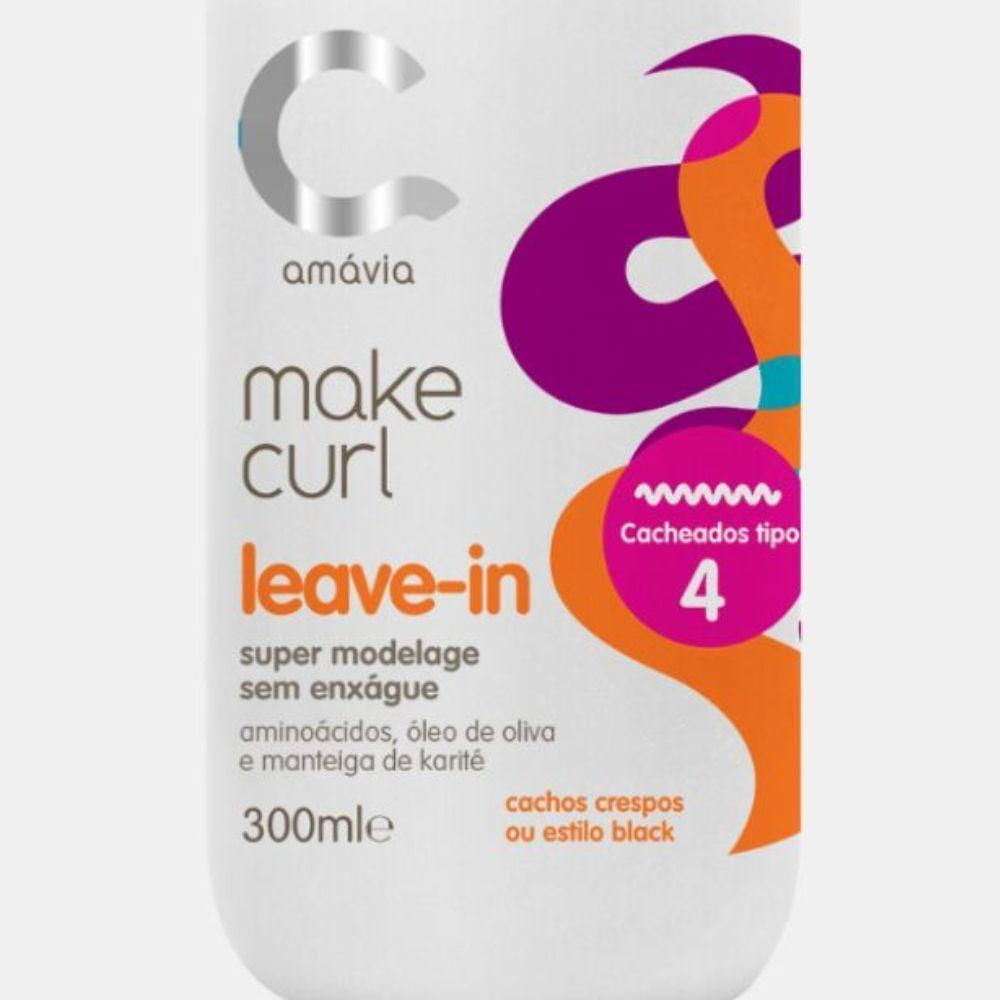 Leave-in Cachos Tipo 4 Amavia Make Curl 300ml