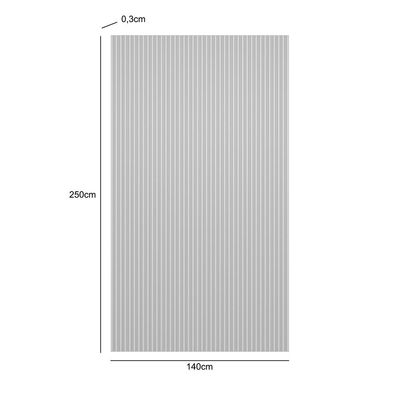 Painel Ripado de Madeira Para Sala Quarto 141x250cm Slats L05 Nature - Lyam Decor