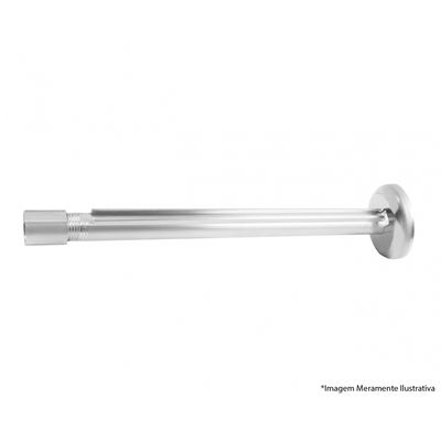 Braco Chuveiro Alum Polido 30Cm c/5 pcs