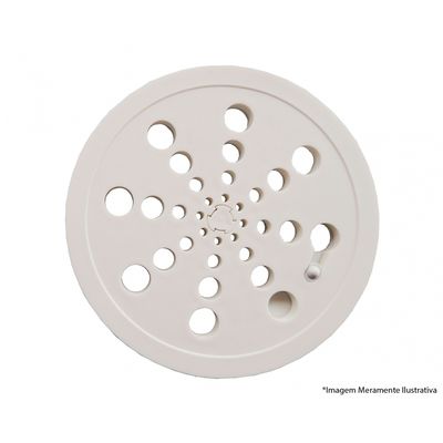 Grelha Redonda Plast Abre/Fecha 100Mm