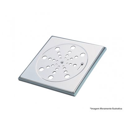 Grelha Aco Inox Rotat Quad 15Cm Blister