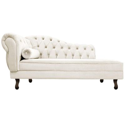 Divã Recamier Diana Lado Direito 120cm Corano Adj Decor Branco