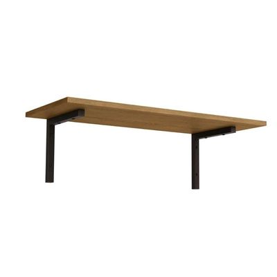 Modulado de Quarto Kit 3 Prateleiras Industrial LI009 21x72x29 Freijo/Preto - Kappesberg