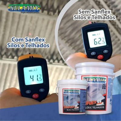 Sanflex Silos E Telhados Branco 3,6kg