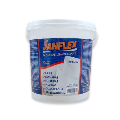 Sanflex Branco Impermeabilizante Flexivel 3,6kg