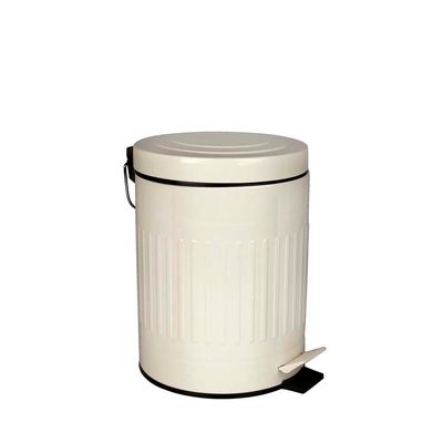 Kit 2 Lixeira com pedal e balde 5 Litros Inox Retrô Mor