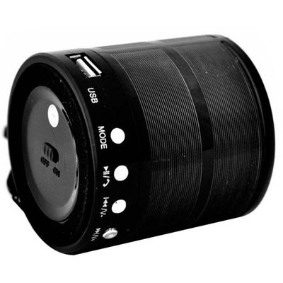Mini Caixa de Som Portátil Wster Com Bluetooth e Usb Preto