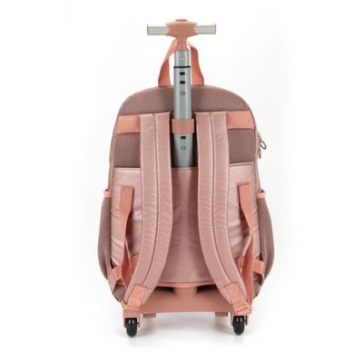 Kit Mochila Juvenil Estojo e Lancheira Rose Luxcel - MC47243