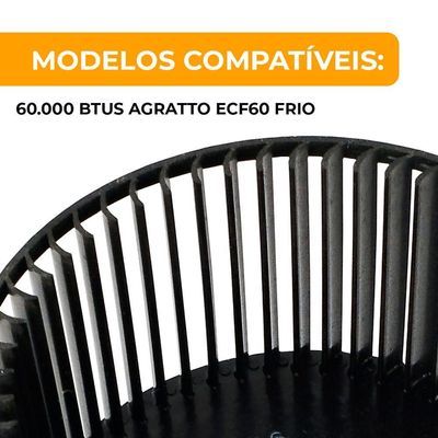 Turbina Evaporadora 36 E 60.000 Btus Agratto Ecf Frio 220-380v 6120 único