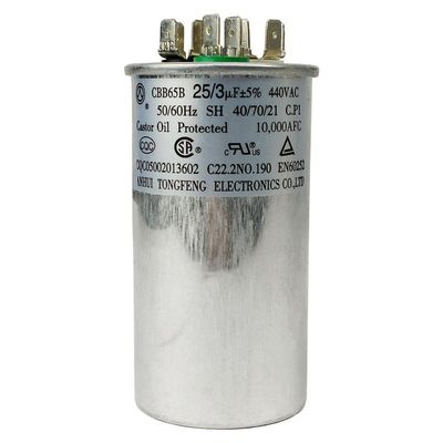 Capacitor 25+3 Mf 440v Elgin único