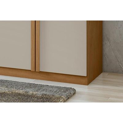 Guarda Roupa Casal 6 Portas E 4 Gavetas Alonzo New Branco - Lopas