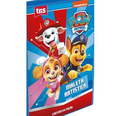 Kit Maleta Artistica Patrulha Canina - 24 Peças - Tris