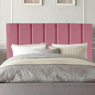 Cabeceira Estofada Casal Queen 160 Cm Maya Suede E Frame rosa