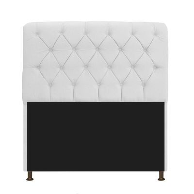 Cabeceira Lady e Recamier Ari 195 Cm King Size Branco