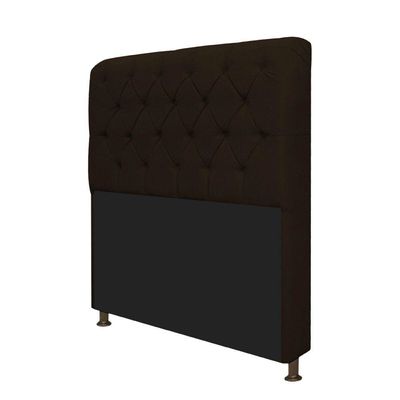 Cabeceira Lady e Recamier Ari 160 Cm Queen Size Marrom