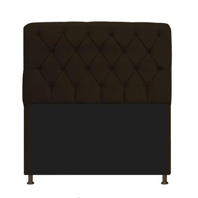 Cabeceira Lady e Recamier Ari 160 Cm Queen Size Marrom
