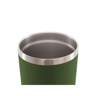 Copo Termico Tumbler 887ml Qgk Verde Militar Com Tampa