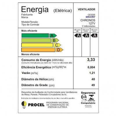 Ventilador De Coluna Mallory Chronos 40 Cm Preto E Dourado 127V