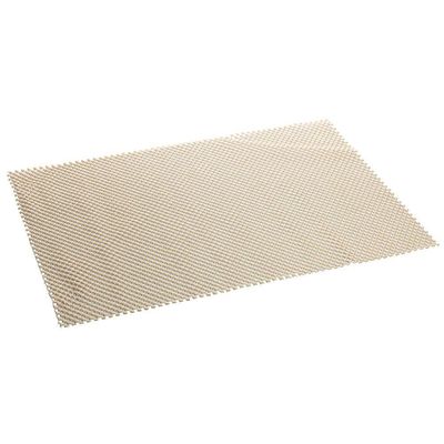 Jogo Americano Retangular Mesa Lugar Pvc Antiderrapante Flex Bege 45x30cm Lyor 1unidade
