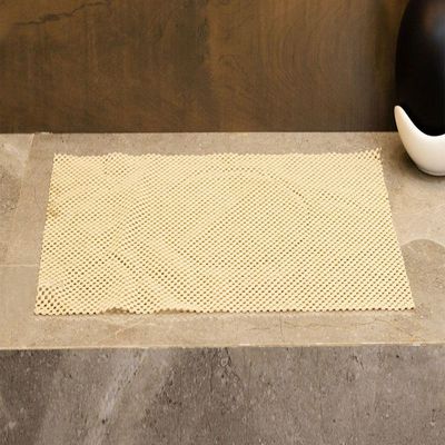 Jogo Americano Retangular Mesa Lugar Pvc Antiderrapante Flex Bege 45x30cm Lyor 1unidade