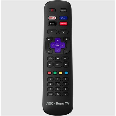 Smart TV Roku 50 Polegadas 50 Polegadas 4K 50U6125/78G Serie 6125 AOC Preto Bivolt